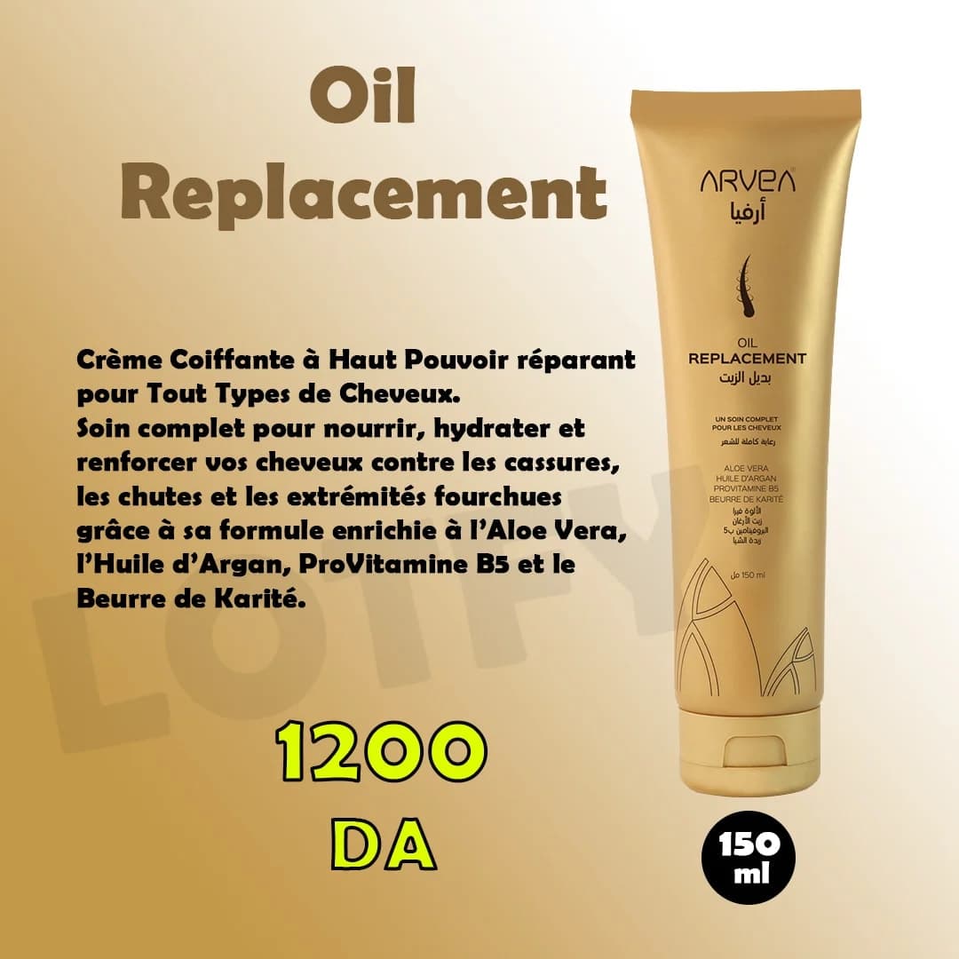 Oil Replacement Crème pour Cheveux 